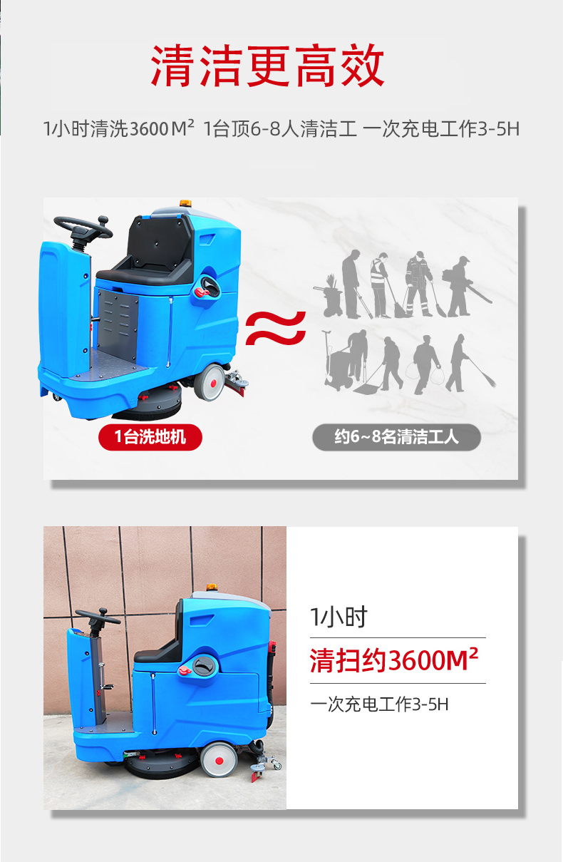 遂宁驾驶式洗地机更适合用在高铁站
